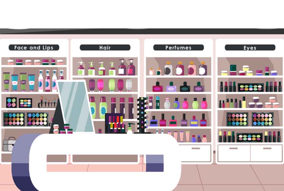 لوازم آرایشی فروشی