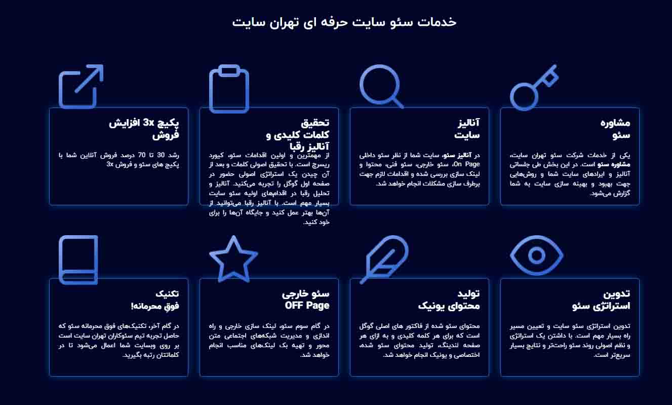 انجام سئو سایت