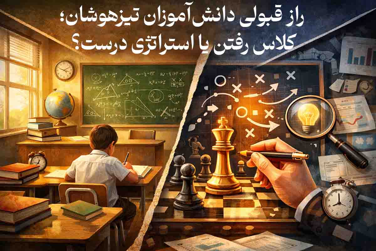 راز قبولی دانشآموزان تیزهوشان؛ کلاس رفتن یا استراتژی درست؟