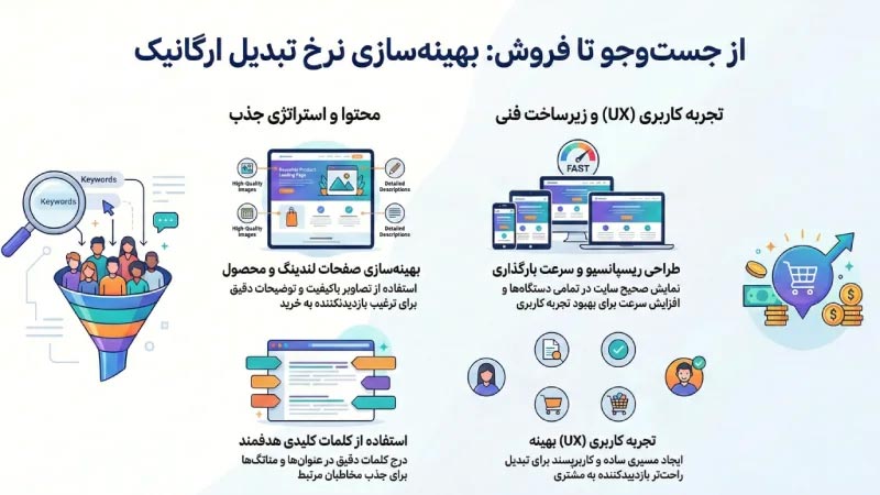 چگونه ترافیک ارگانیک را به مشتری تبدیل کنیم؟