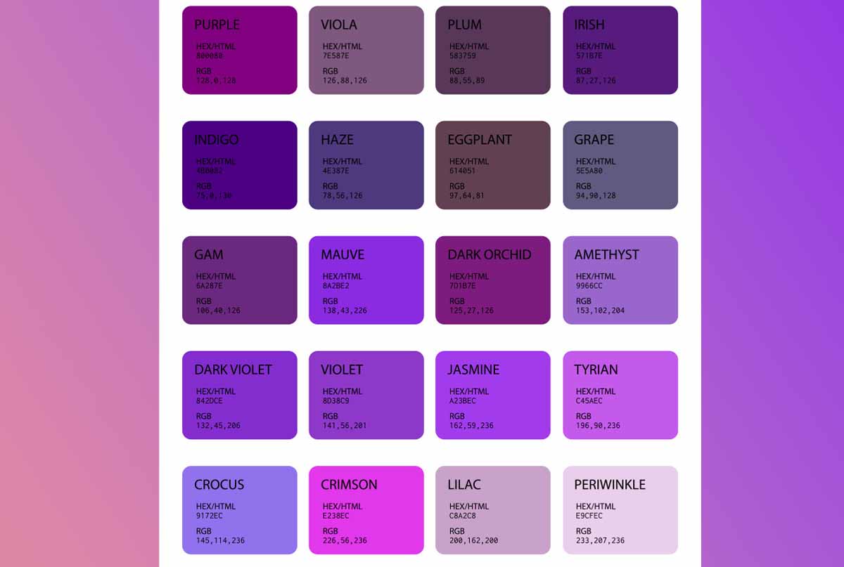 روانشناسی رنگ بنفش