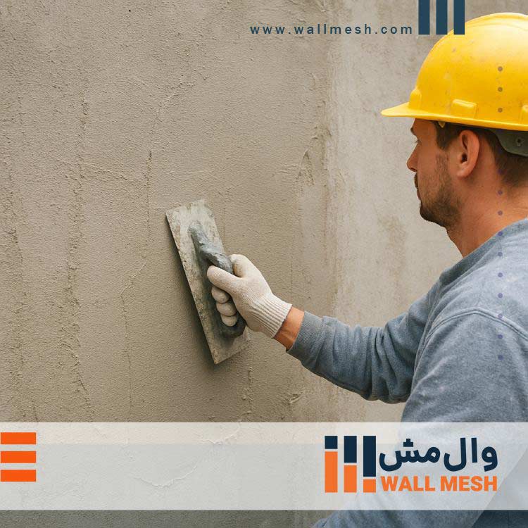 مراحل اجرای وال مش
